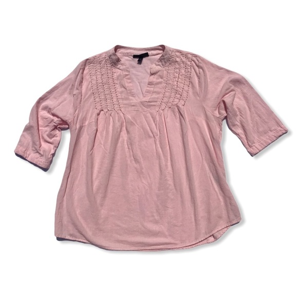 Lane Bryant Blush Pink Tunic 14/16 Top Cotton - Picture 4 of 11